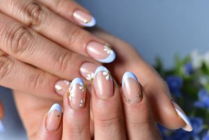 Baby Blue Nail